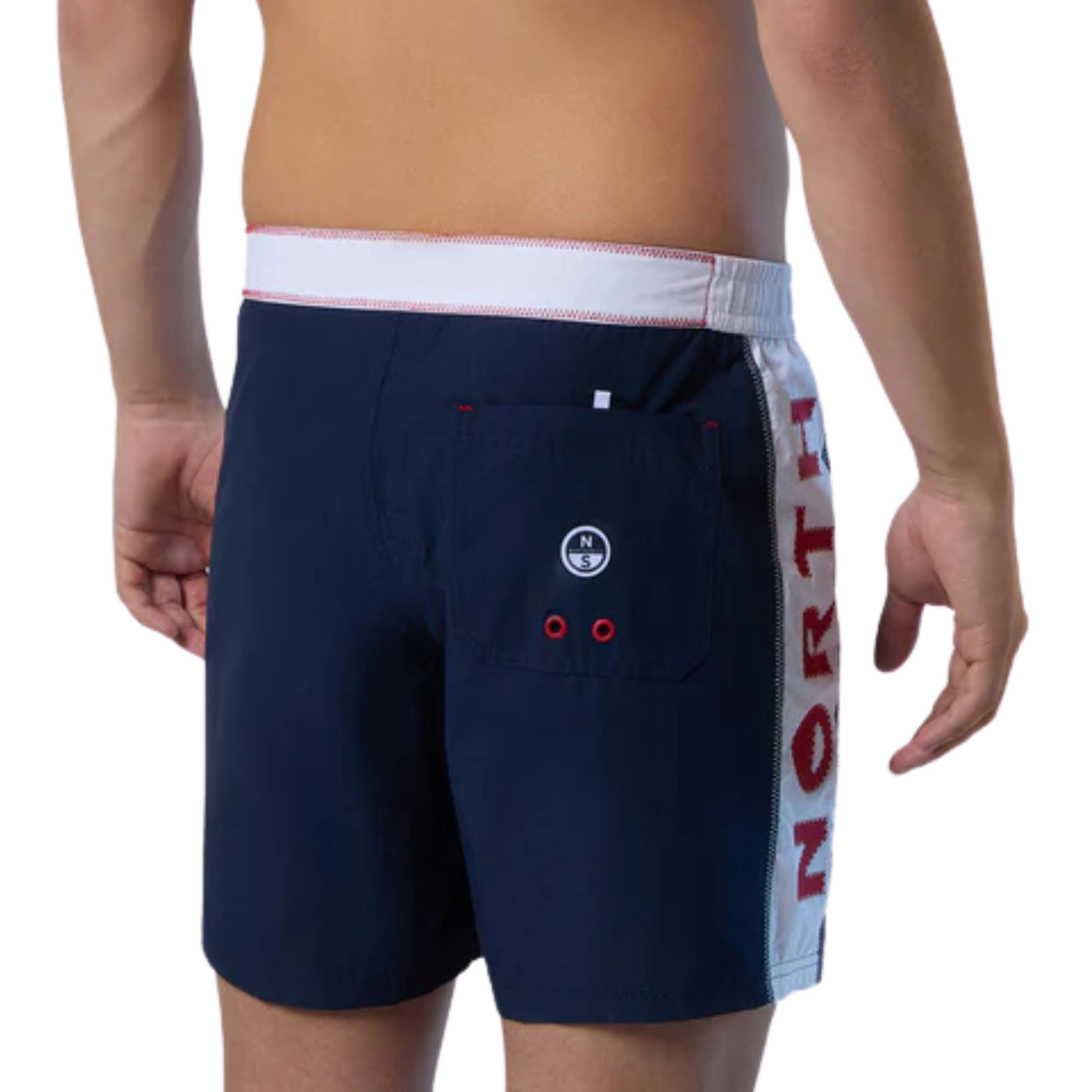 North Sails Stampa Logo BEACHWEAR Costume da bagno 673716 blu navy