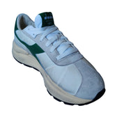 Diadora Heritage Sneaker Uomo Mercury Elite Sprint SW Tomaia in Pelle Bianco Verde