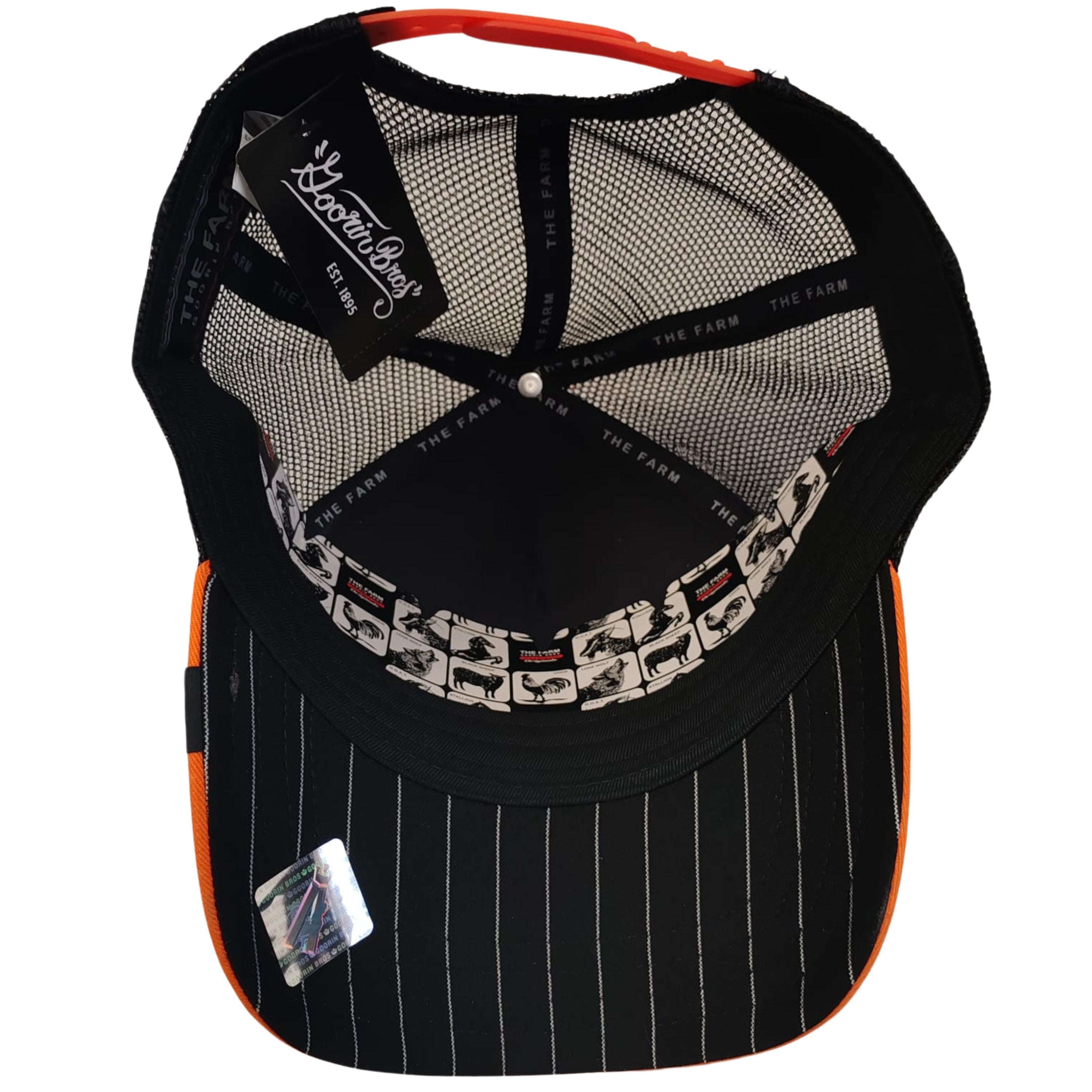 Goorin Bros. Cappellino Baseball Collection 'Solo Wolf' Nero Arancione Unisex