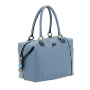 Gabs G3 Plus M Borsa Zaino Trasformabile Hobo Shopper Tote Bauletto in Pelle Blu Ardesia