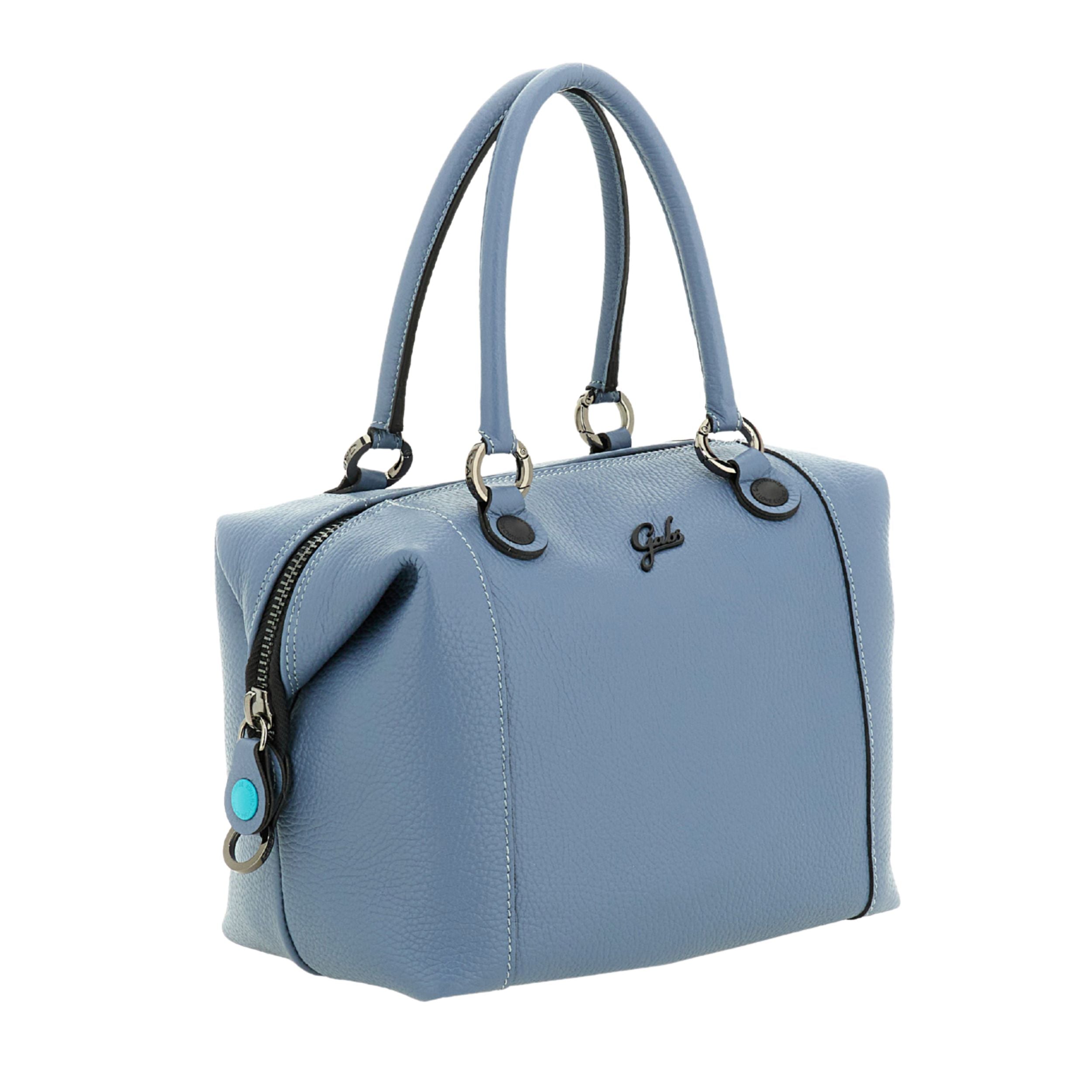 Gabs G3 Plus M Borsa Zaino Trasformabile Hobo Shopper Tote Bauletto in Pelle Blu Ardesia