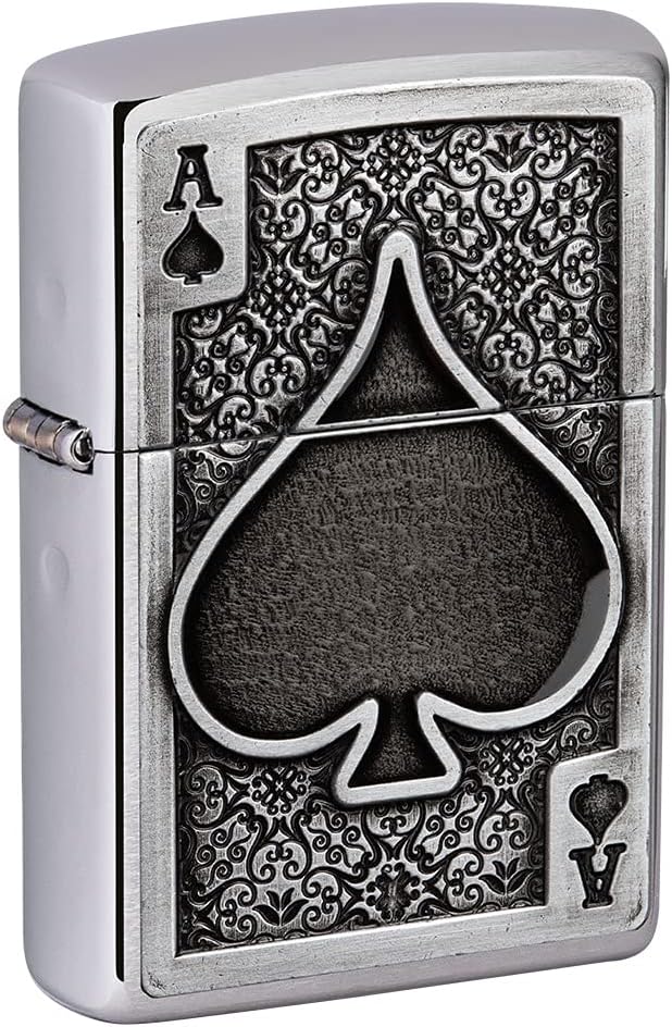 Zippo Antivento Ricaricabile Made In Usa Placca Argento Unisex 1