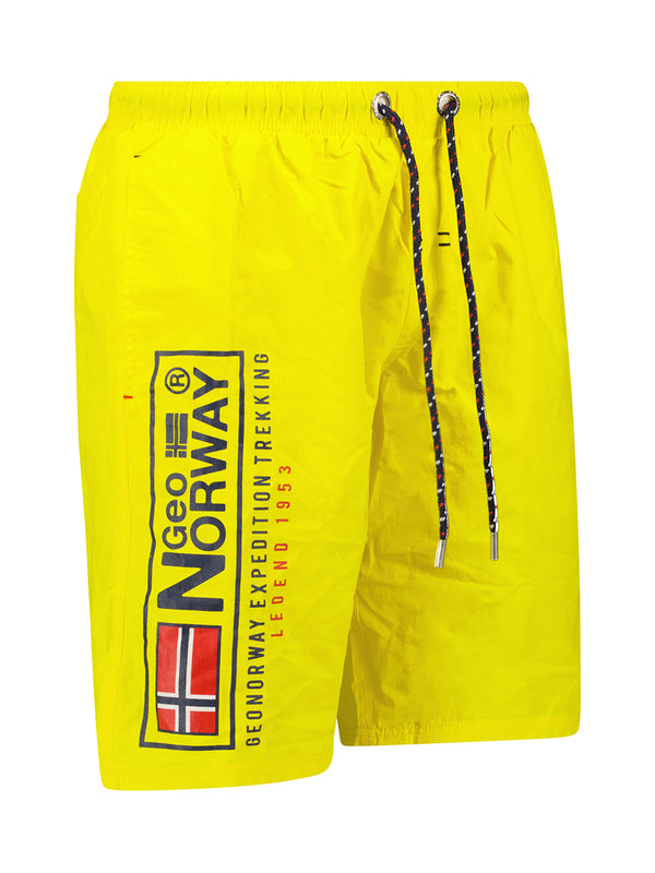 Geographical Norway Bermuda Mare Piscina Corto Giallo Uomo-2