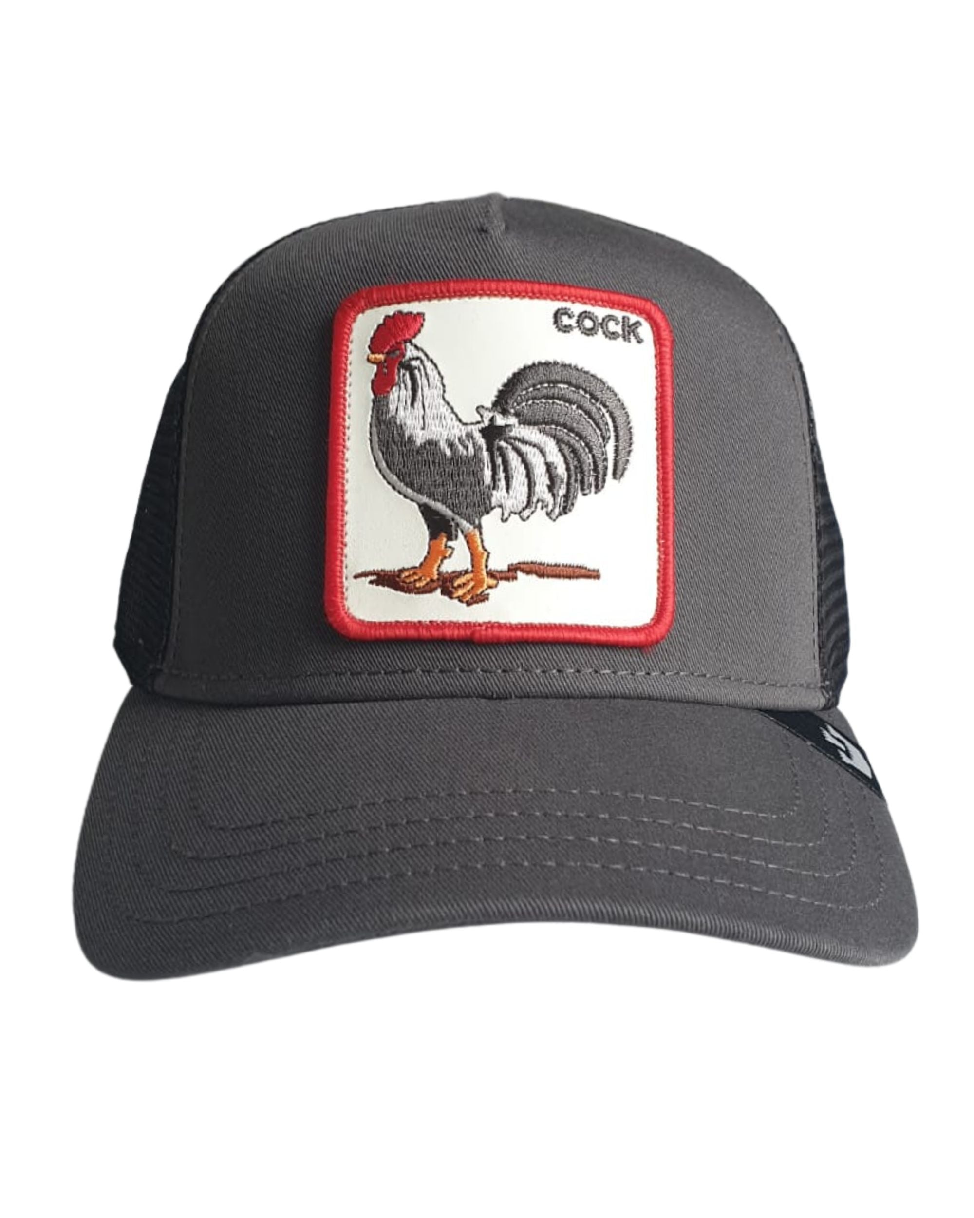 Goorin Bros. Trucker Cap Animal Farm 'the Cock' Gray Unisex