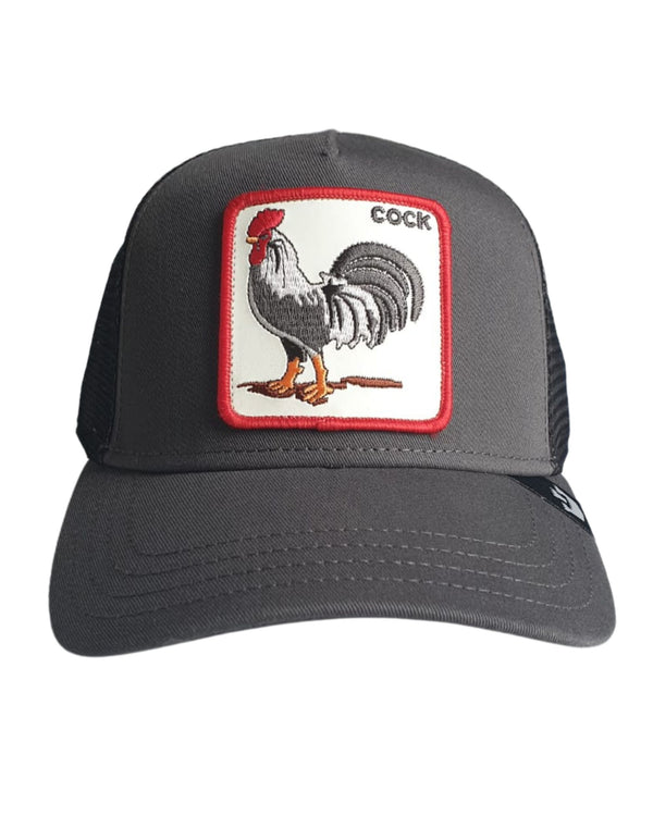 Goorin Bros. Trucker Cap Animal Farm 'the Cock' Grigio Unisex