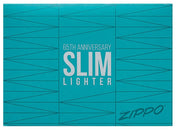 Zippo 65th Anniversary Slim Limited Edition Numerata Argento Unisex