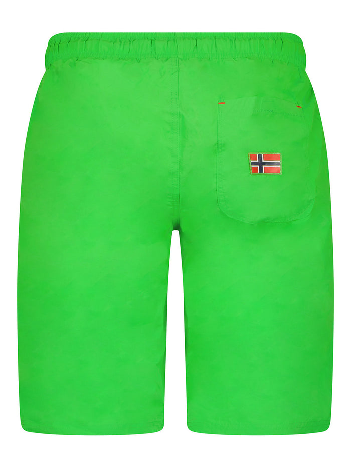 Geographical Norway Bermuda Mare Piscina Corto Verde Uomo 4