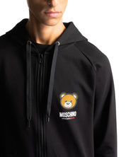 Moschino Underbear Hoodie Cotton Black