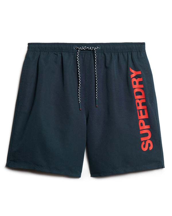 Superdry Sport Graphic 17 Swim Short Blu