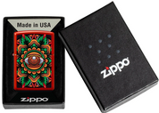 Zippo Ricaricabile Antivento Made In Usa Nel Box Regalo Rosso Unisex