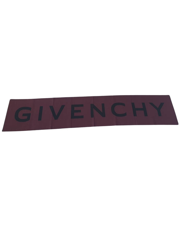 Givenchy Foulard Stola Lana Viola Big Logo