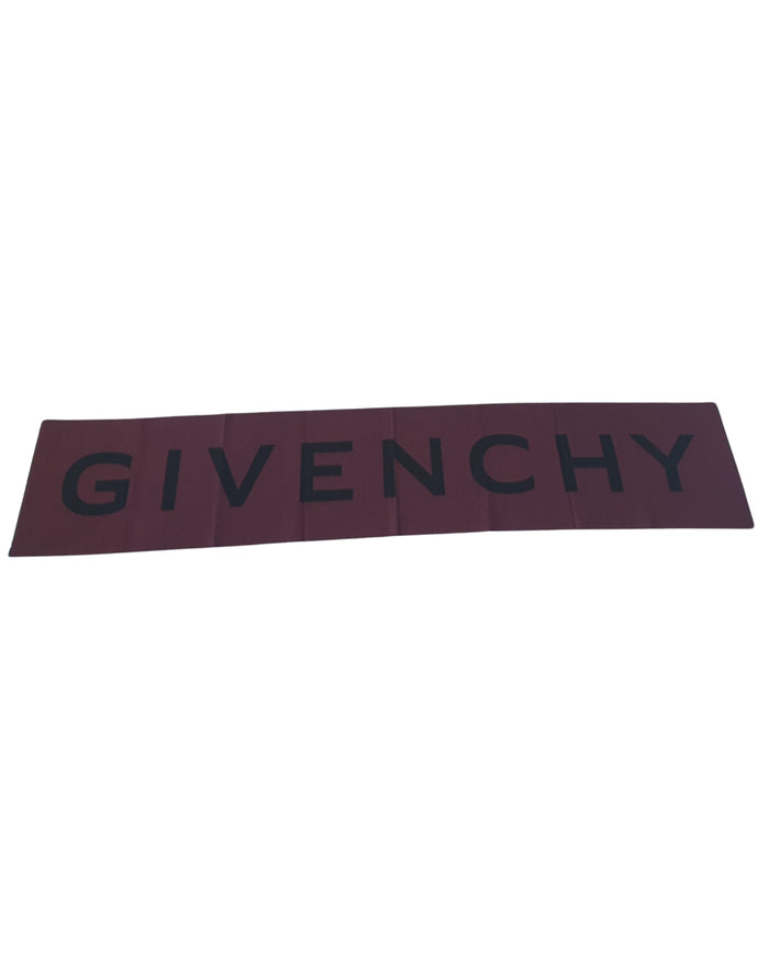 Givenchy Foulard Stola Lana Viola Big Logo 1