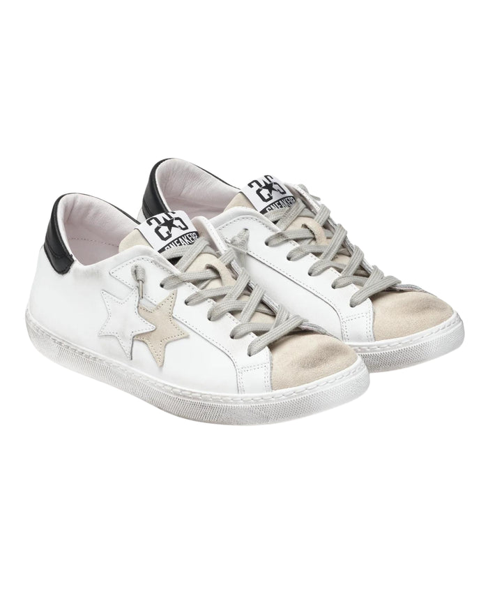 2Star Sneakers Low Rubber White/Black 4