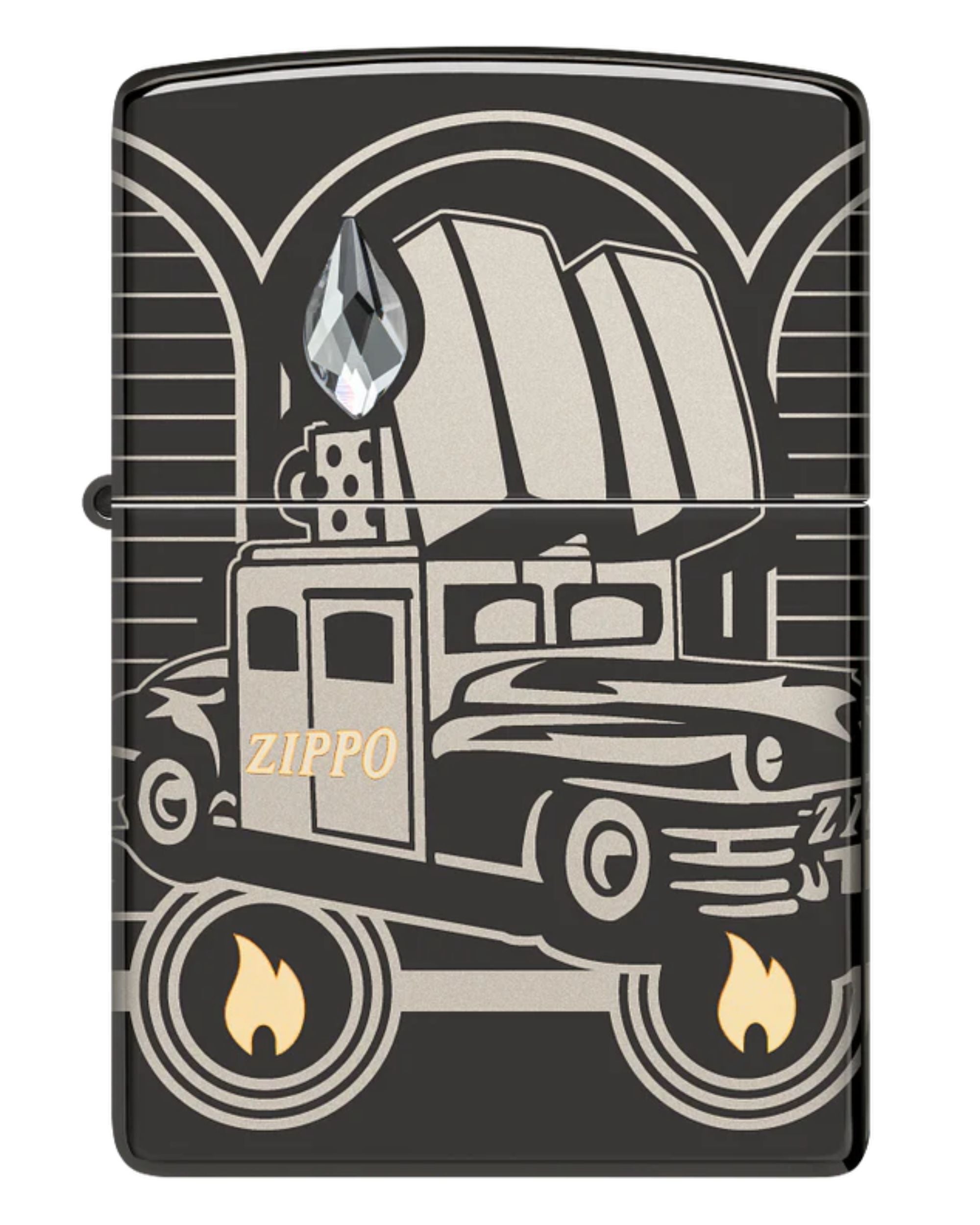 Zippo Limited Numerata 75th Collezione Anniversario Auto Car Grigio Unisex