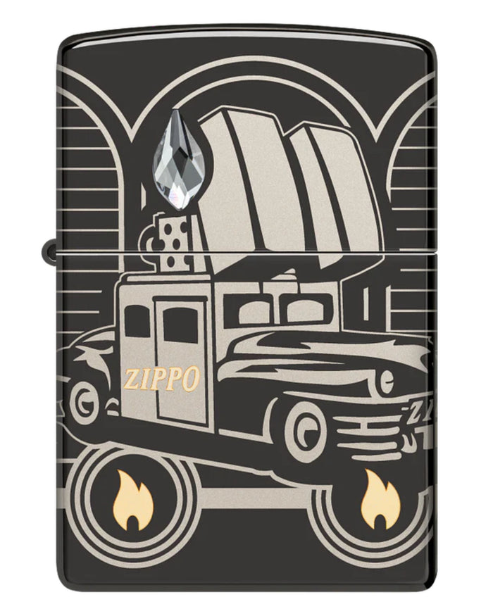 Zippo Limited Numbered 75th Anniversary Collection Auto Car Grey Unisex  2