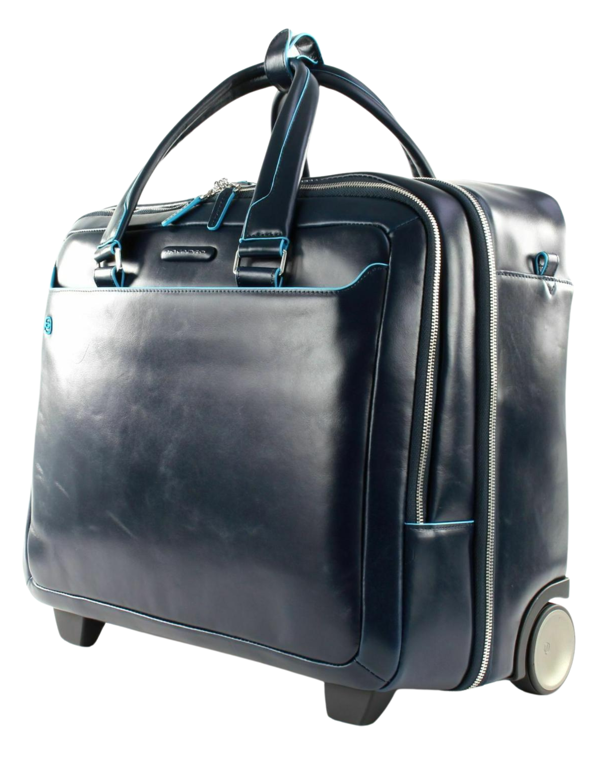 Piquadro Business Porta Laptop Pc Quadrato Cartella Blu Unisex