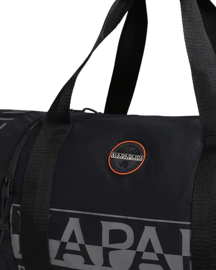 Napapijri Travel Bag With Shoulder Strap Logo Black Unisex 5