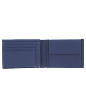 Piquadro With Document Holder, Blue Coin Purse Men