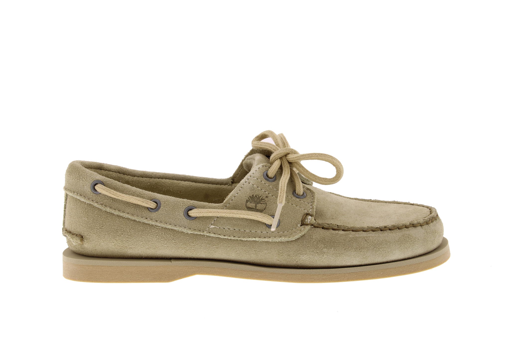 Timberland Scarpa da Barca Classic Uomo Tomaia in Pelle Verde Chiaro Suede