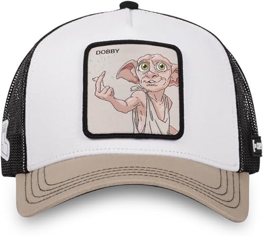 Capslab Cappellino con Visiera Collezione Harry Potter Misto Cotone Grigio Unisex