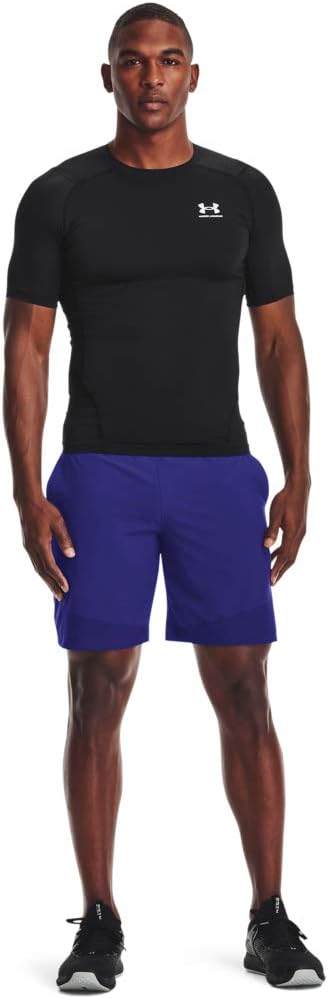 Under Armour HEATGEAR maglia t-shirt compressione allenamento corsa uomo men nero