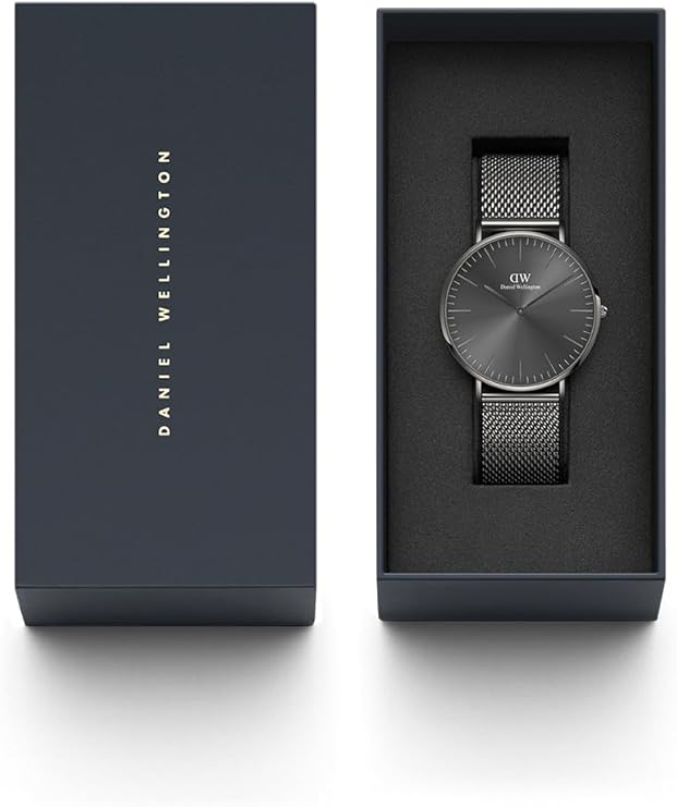 Daniel Wellington orologio CLASSIC REVIVAL Anthracite Grey Sunray 40 mm