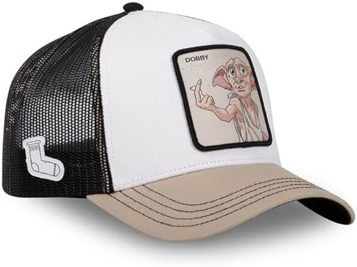 Capslab Cappellino con Visiera Collezione Harry Potter Misto Cotone Grigio Unisex