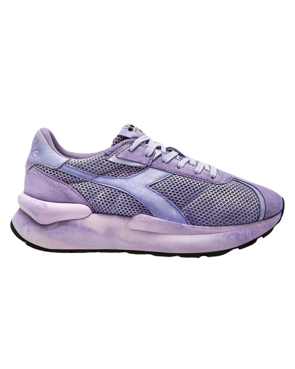 Diadora Heritage Mercury Elite Sneakers in Purple Tie-Dye Leather