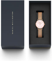 Daniel Wellington orologio petite 32mm inox 316L rose gold madreperla