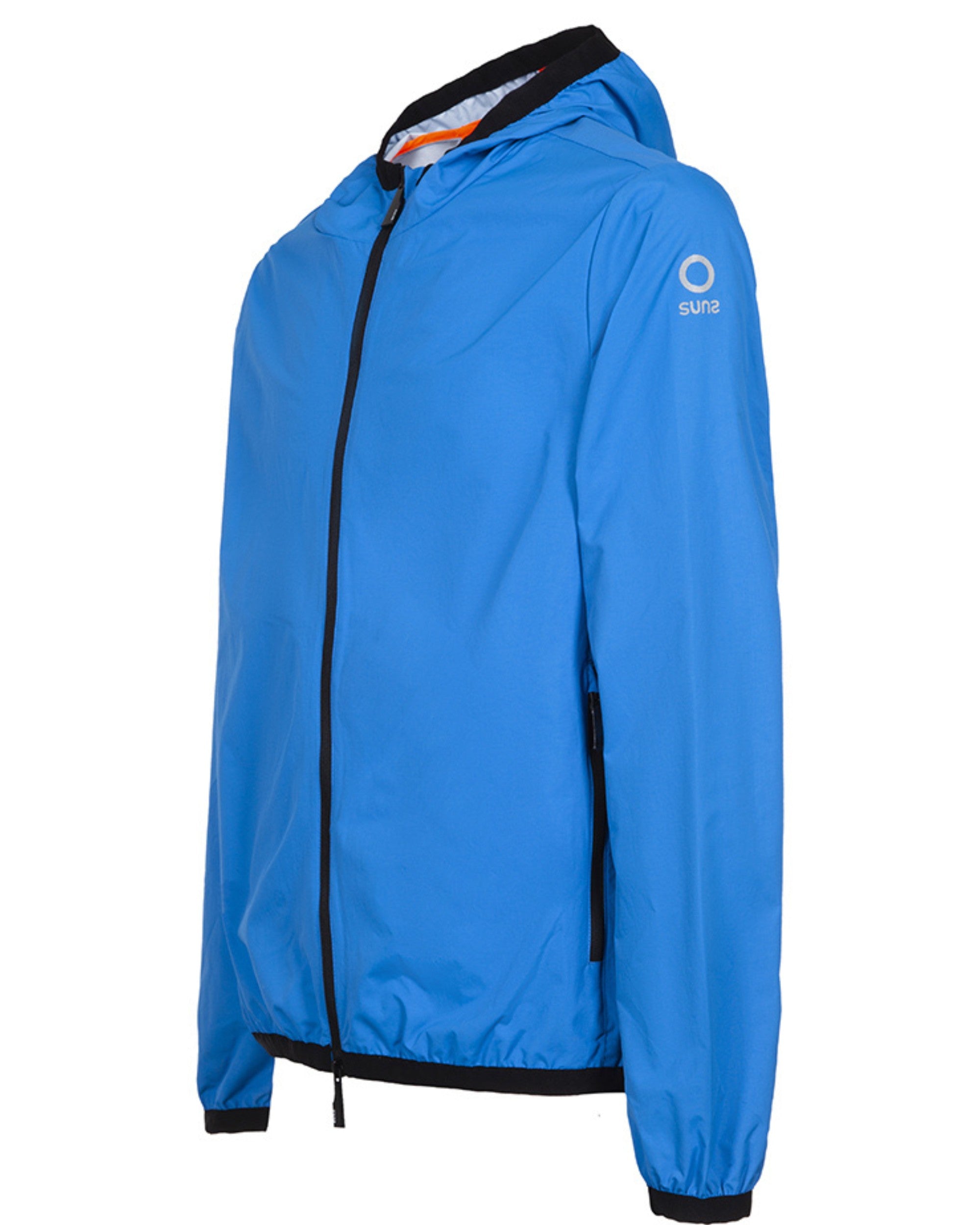 Suns Men's Blue Hooded Sports Jacket