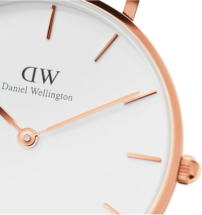 Daniel Wellington orologio petite 28mm 316L cinturino dover bianco