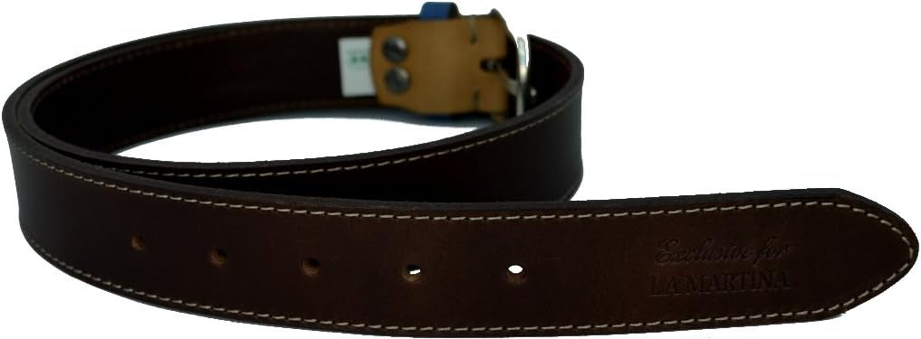 La Martina Leather Accessory 3.5cm Brown Unisex