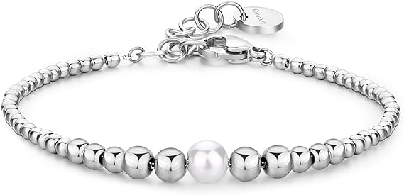 Brosway Bracciale Donna in Acciaio e Perle - Collezione Perfect - BPC13