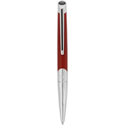 S.t.dupont Biro Penna Sfera Defi in Metallo Rosso opaco e Cromo 405739