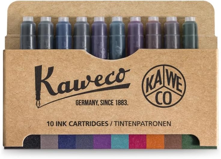 Kaweco cartuccia d'inchiostro 10 pezzi colori misti