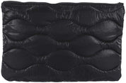 Blauer Pochette Purse Wristlet Strip Clutch Black