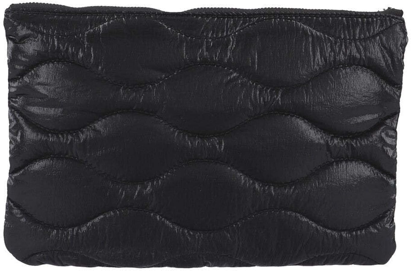 Blauer Pochette Purse Wristlet Strip Clutch Black