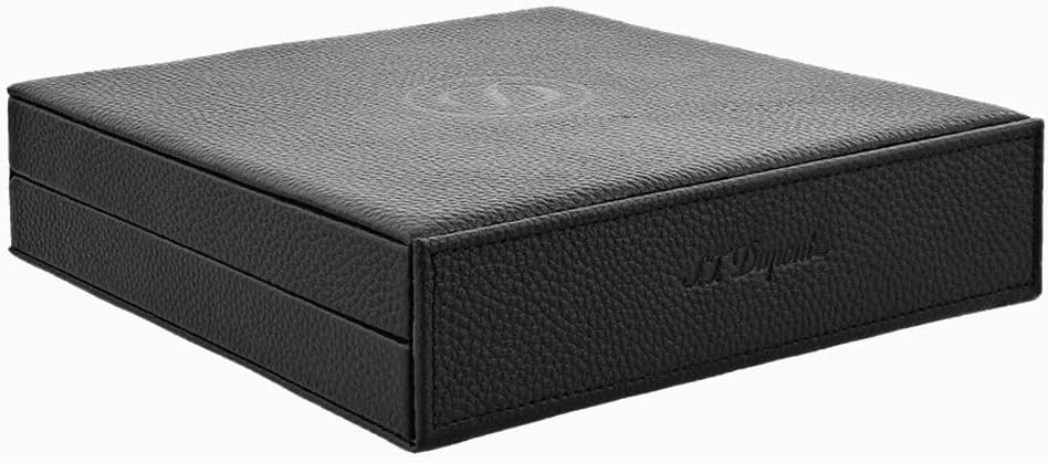 S.t.dupont Humidor 8 sigari viaggio nero pelle e legno massello Okoumé 001353