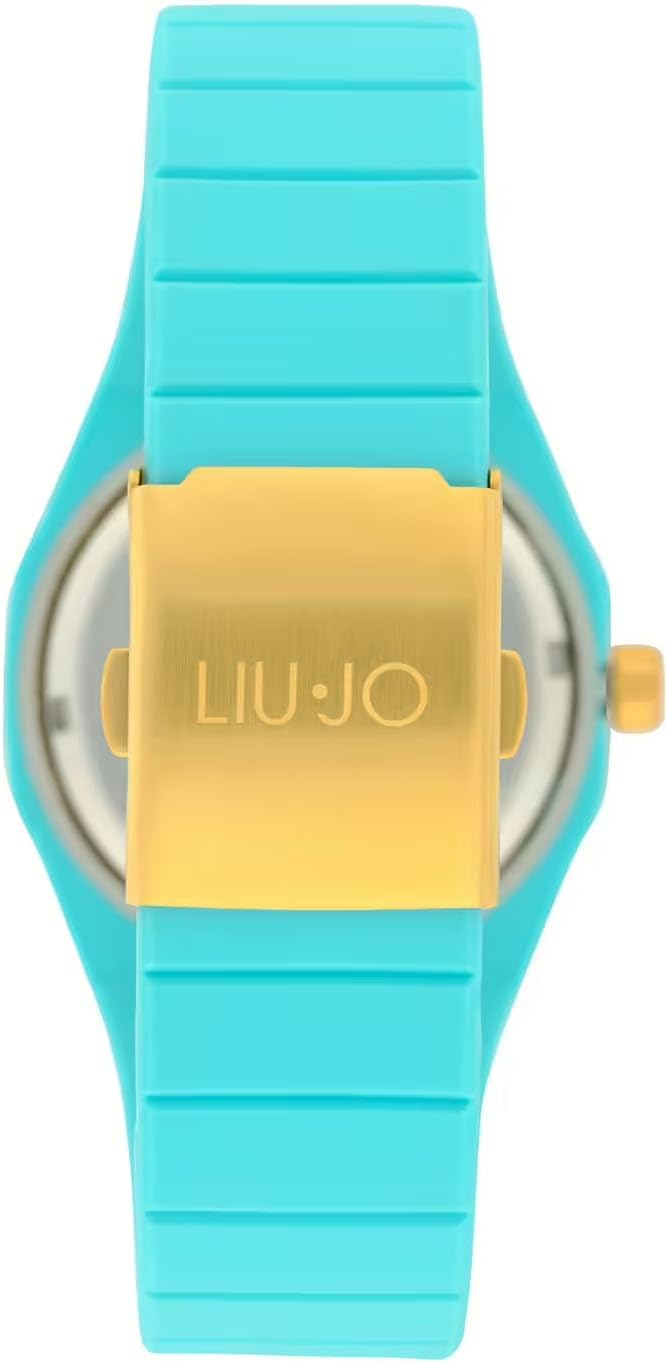 Liu Jo orologio Yacht Lady Acquamarine silicone acciaio azzurro cristalli TLJ2382