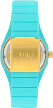 Liu Jo orologio Yacht Lady Acquamarine silicone acciaio azzurro cristalli TLJ2382