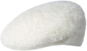 Kangol Cappello Furgora 504 Iconico in Misto Angora e Acrilico Bianco Avorio Unisex