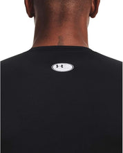 Under Armour HEATGEAR maglia t-shirt compressione allenamento corsa uomo men nero