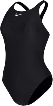 Nike Swim Costume Intero Fastback One Piece NESS8370 Tessuto Tecnico Nero Ragazza