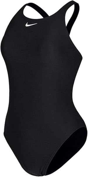 Nike Swim Costume Intero Fastback One Piece NESS8370 Tessuto Tecnico Nero Ragazza