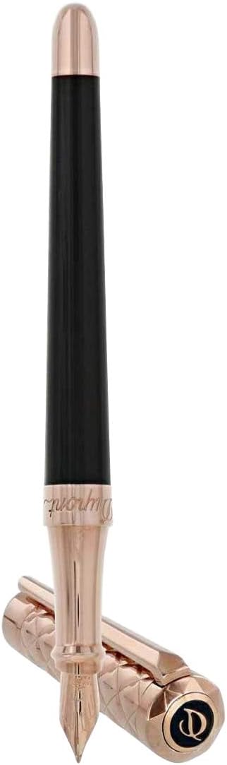 S.t.dupont Penna Stilografica Libertè Nera e Oro rosa 460601