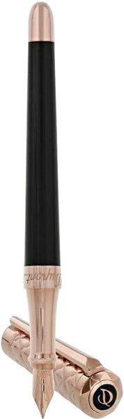 S.t.dupont Penna Stilografica Libertè Nera e Oro rosa 460601