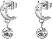 Brosway Orecchini Donna Acciaio e Cristalli Luna | Collezione CHAKRA - BHKE180