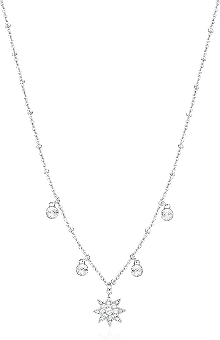 Brosway Collana Donna Acciaio e Cristalli con Simbolo Stella | Collezione Chakra - BHKN078