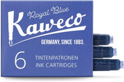 Kaweco cartuccia d'inchiostro 6 pezzi blu royal