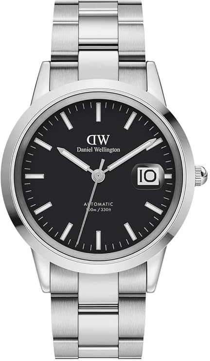 Daniel Wellington orologio iconic automatico 40mm inox 316L verde uomo quarzo 10 atm DW00100482